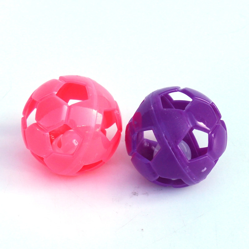 New Cat Toy Ball, Plastic Bell Football 4cm, Funny Cat Ball, Cat Scratching Ball, Pet Toy