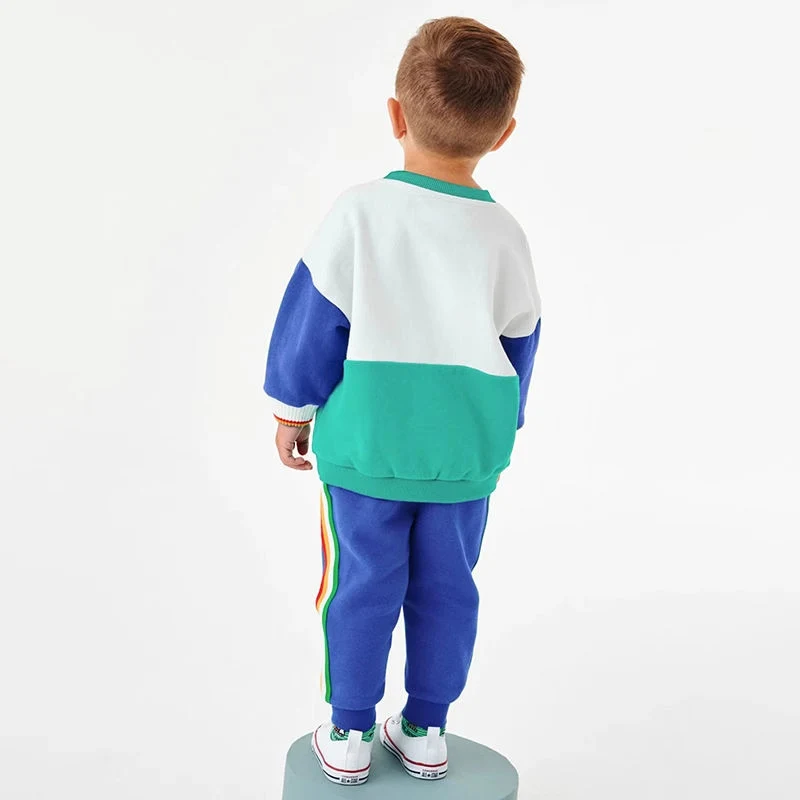 Year 2023 Children Boy Casual Wear and Sportswear Sweatshirt and Jogging Pants 2PCS Sets