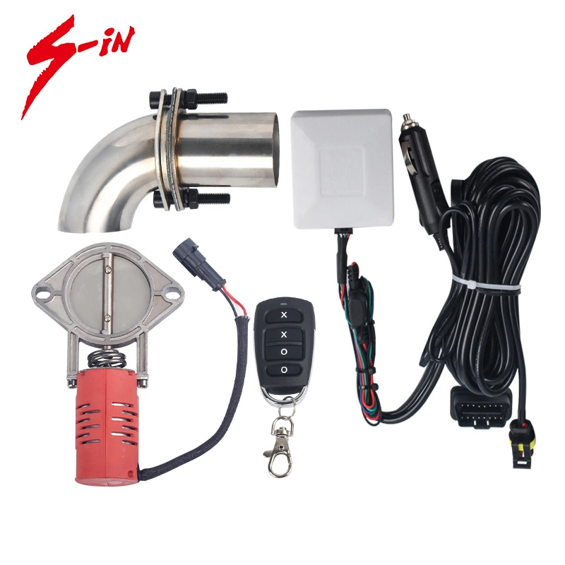 Auto Exhaust Cutout with Aluminium Alloy Electric Valve for Racing Car Performance