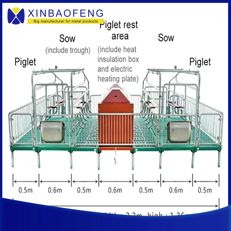 High quality/High cost performance Double Side Pig Feeder Stainless Pig Equipment Long Term Usage