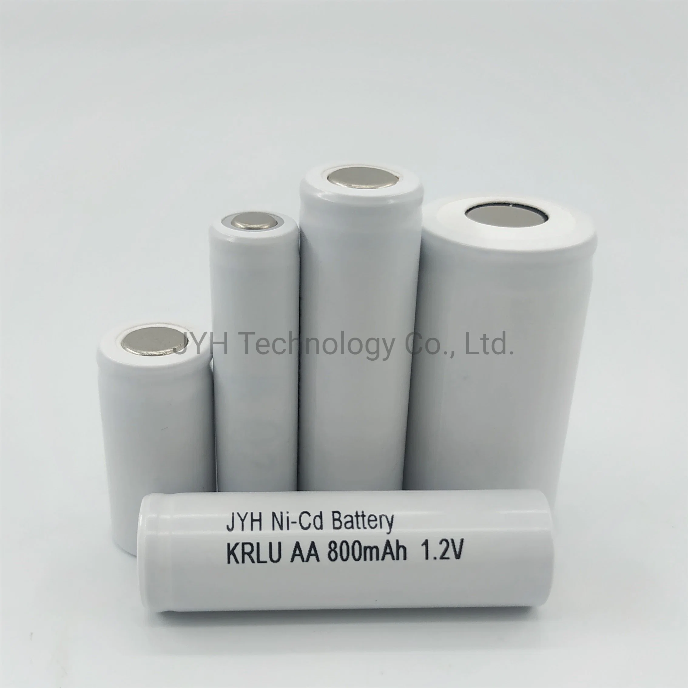 Rechargeable NiCd 2.4V AA800mAh Battery for LED Lights