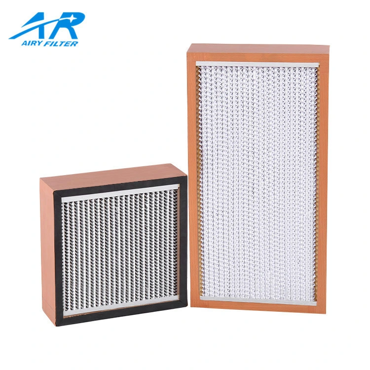 High Efficiency Pleats HVAC H14 HEPA Filter 99.995% for Cleanrooms