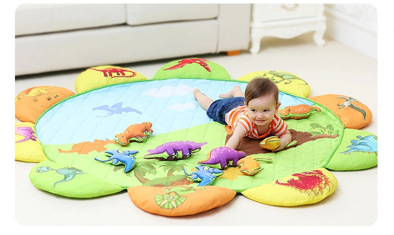 Baby Floor Mat Gym Dino Character OEM Baby Toys Sitting Crawling Standing