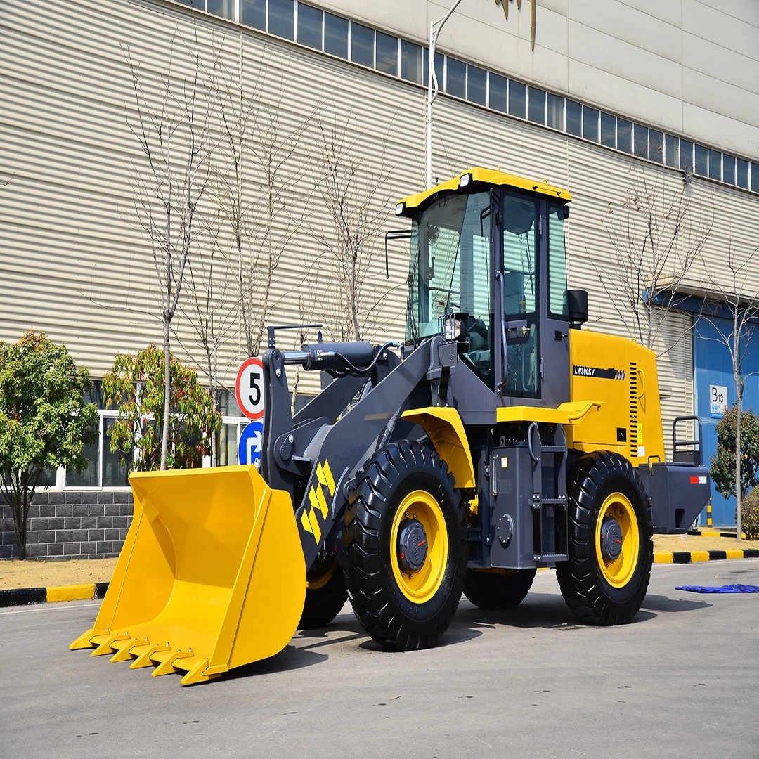 Lw300kn China Best 1.5~2.5m3 3 Ton Wheel Loader Mini Wheel Loader Lw300fn