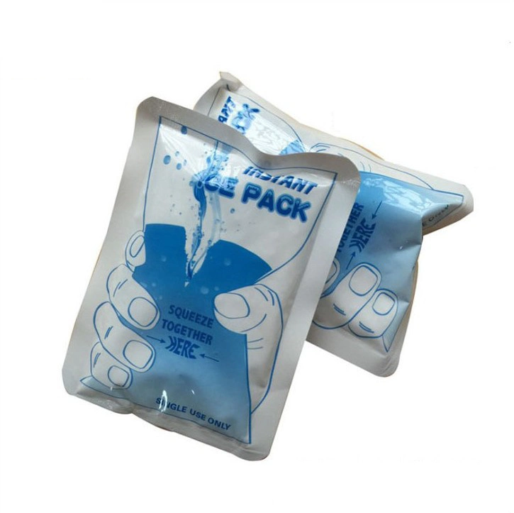 Envolturas desechables Paquete frío instantáneo de gel de Primeros Auxilios Paquete de hielo