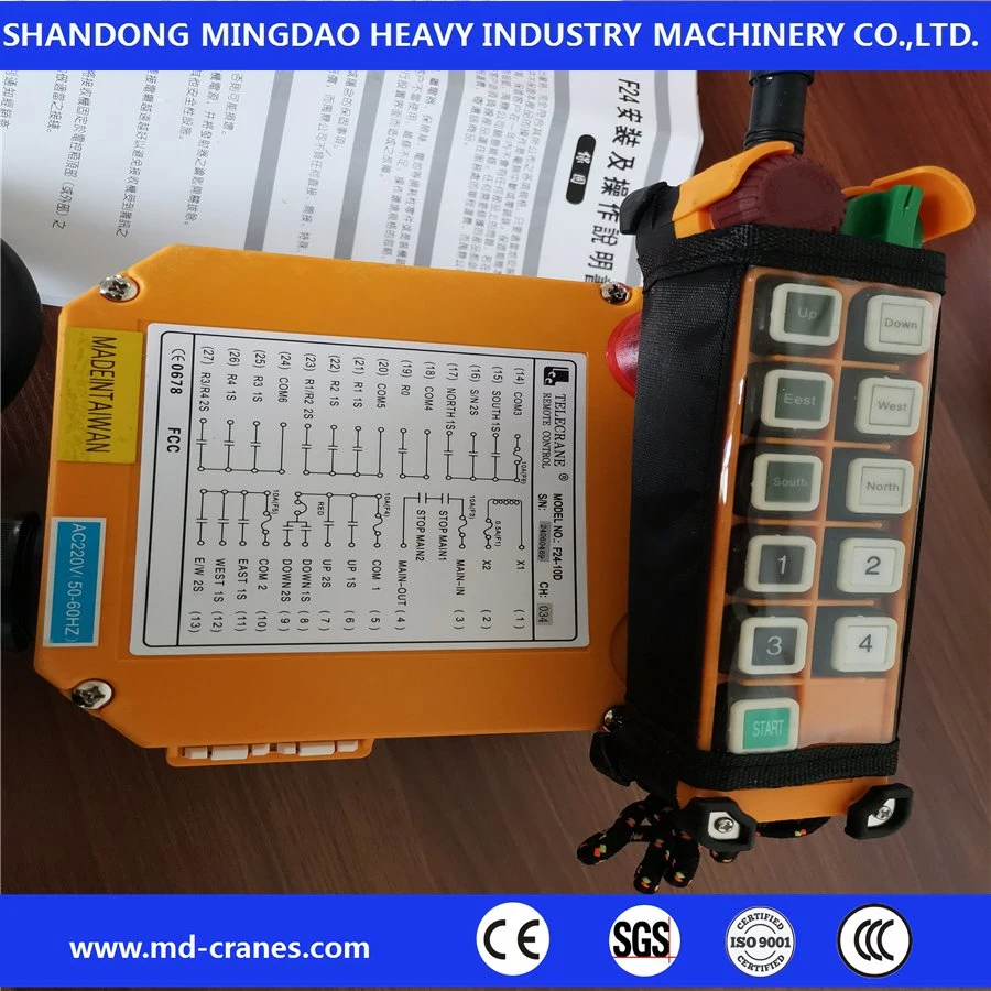 100 Meters Control Distance Range Industrial Wireless Remote Controller