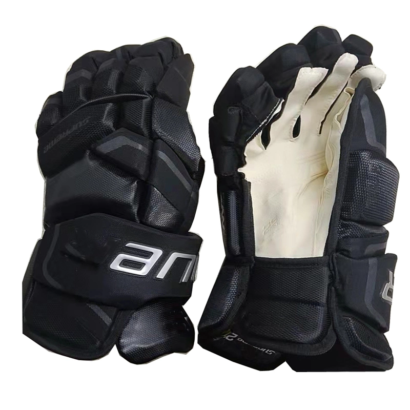 New Model 13/14inch Black / Black White / Black/ Red Ice Hockey Gloves