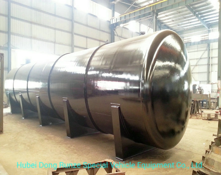 Acid Storage Tank for Oil Field Chemical Contain Hydrochloric Acid 120cbm Horizontal