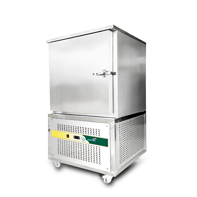 150L Commercial Small-Scale Mini IQF Seafood Quick Refrigerator Industrial Blast Freezer Machines for Fish /Meat/Fruit with Single Folding Door (CE)