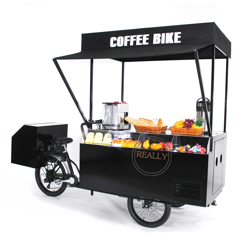 Multi Function Electric/Pedal Beer Trike Fast Food Ice Cream Coffee Bike Kiosk