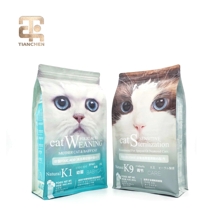 Moisture Clear Zip Lock Mylar Pet Dog Cat Plastic Food Packaging Bags