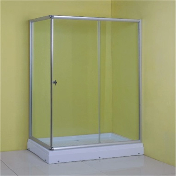 Hot Sale Bathroom Corner Double Frame Sliding Shower Cubicle Door Price 90X90