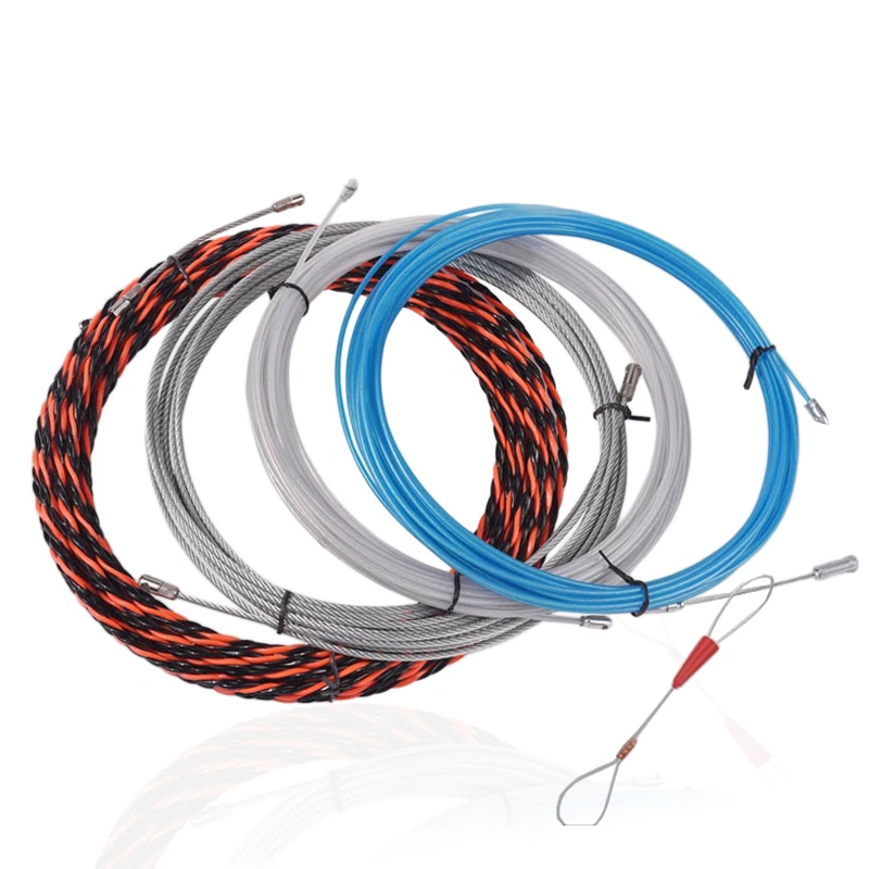 Good Quality Spiral Pull, Electrical Fish Tape Reel Pull, Fiberglass Cable Puller Communication Wire Cable Line