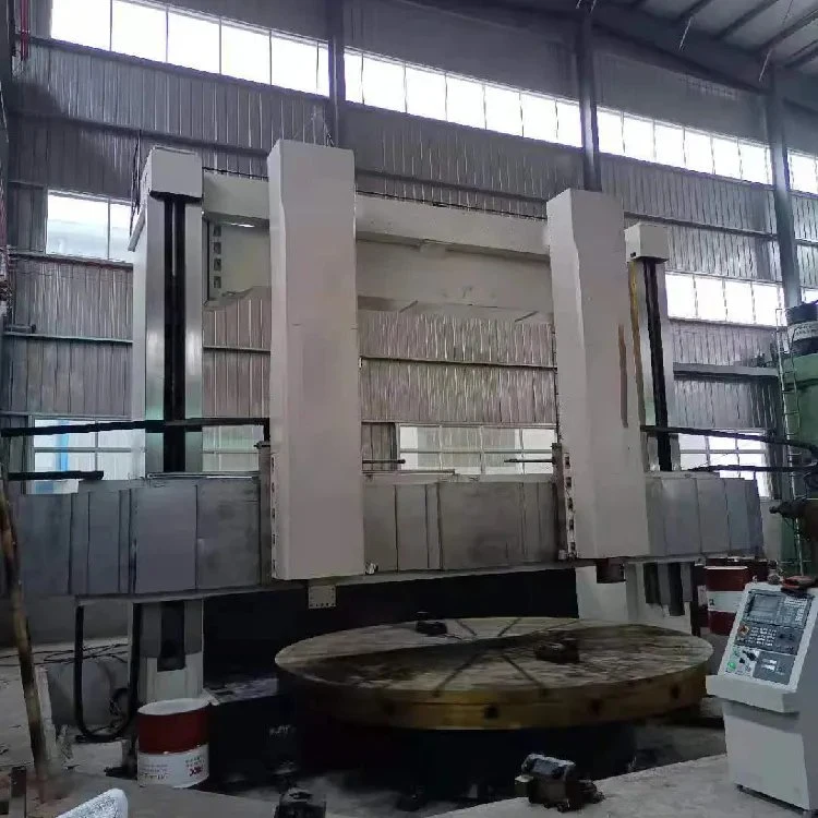 Double Column CNC Vertical Turning Lathe Heavy Duty Metal Spinning Machine