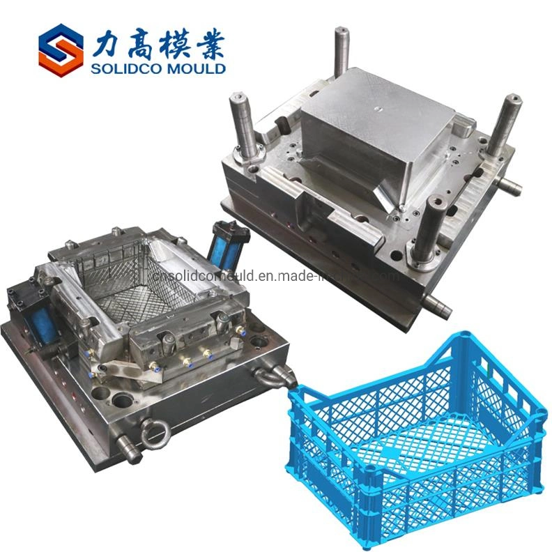 Fine Quality Factory Supply Plastic Fish Crate Injection Mould