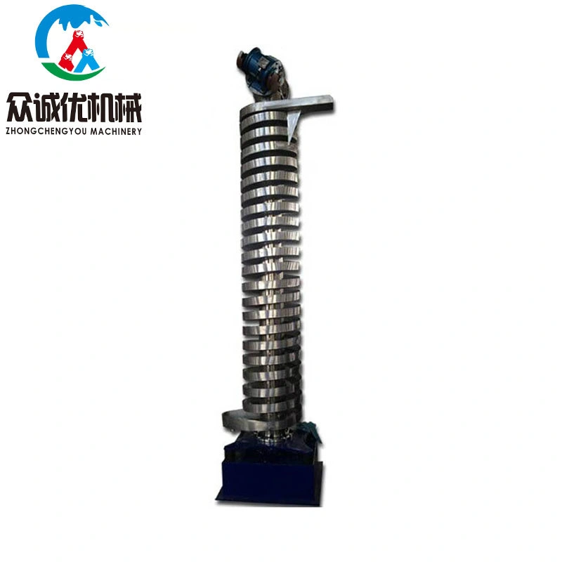 Stainless Steel Vibratory Spiral Elevator Spiral Feeder Screw Conveyor Vertical Vibrating Conveyor