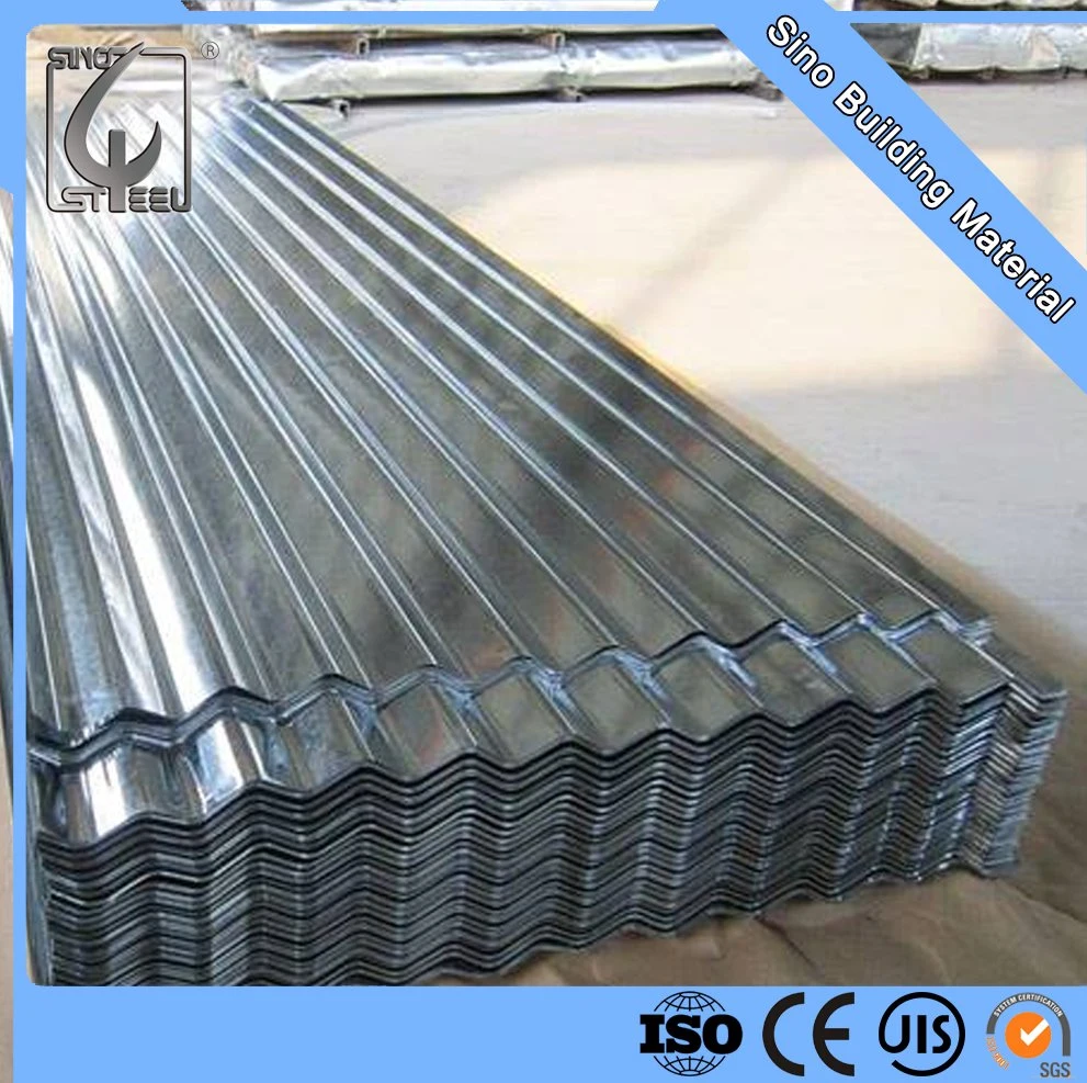 Материал крыши стальной лист DX51D, Dx52D, Dx53D оцинкованный гофрированный лист из оцинкованной стали
