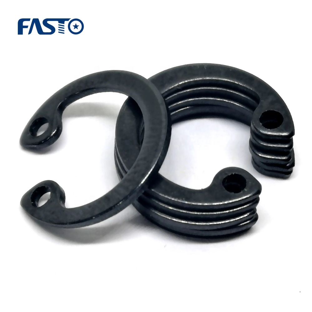 Durable Spring Steel Internal Snap Retaining Rings with Black Oxide Finish