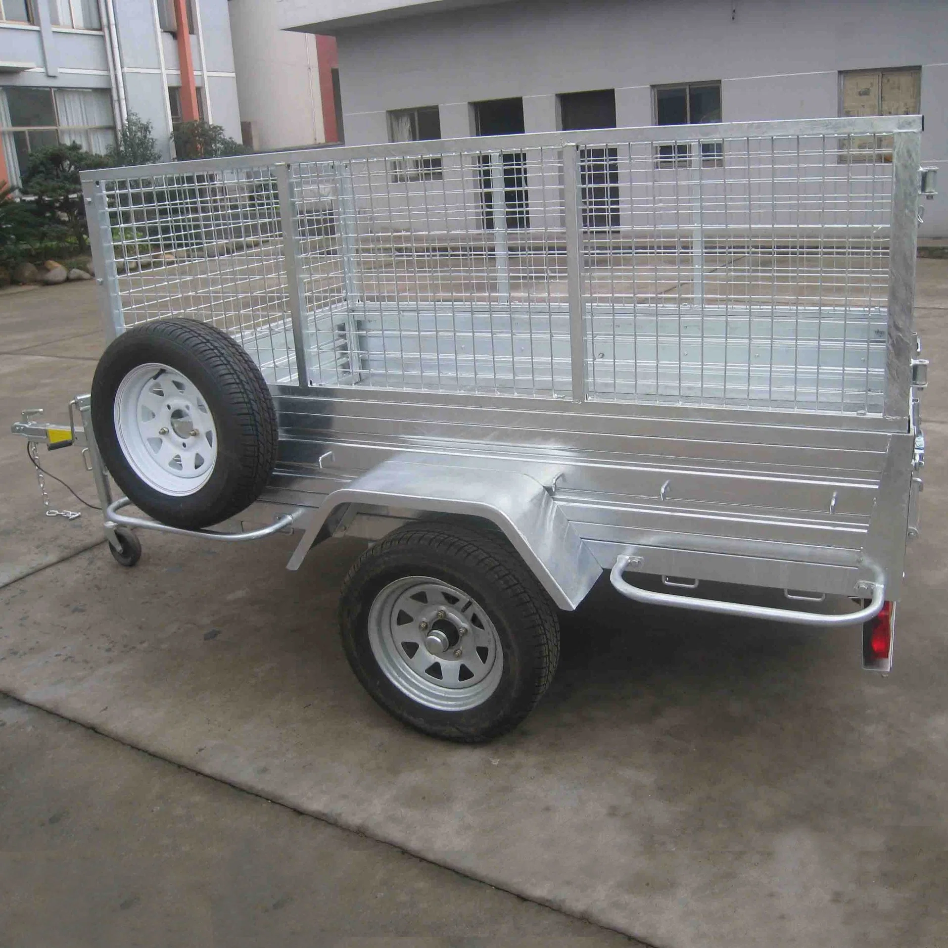 Heavy Duty Cage Trailer with Spare Wheel