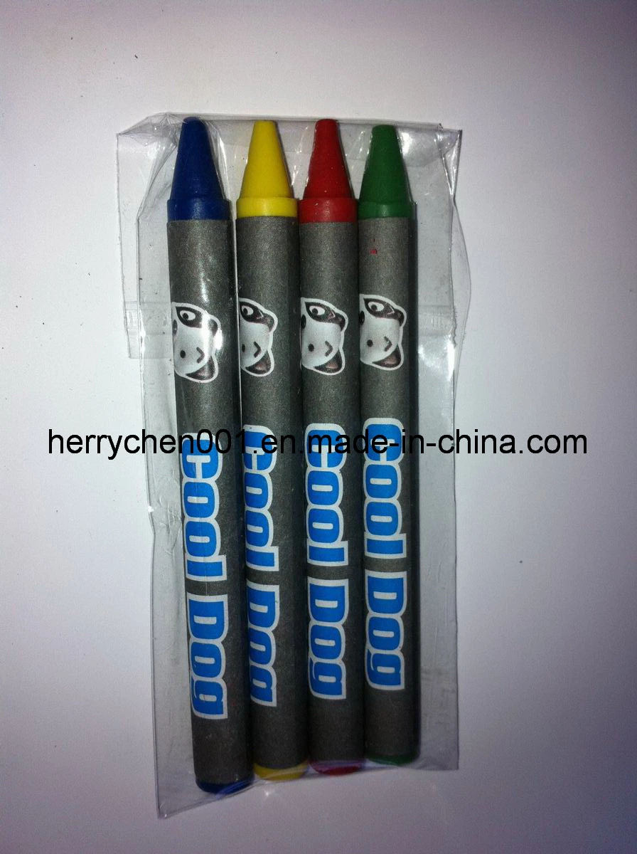 4pk Mini Wax Crayon 7X70mm, Sky-340