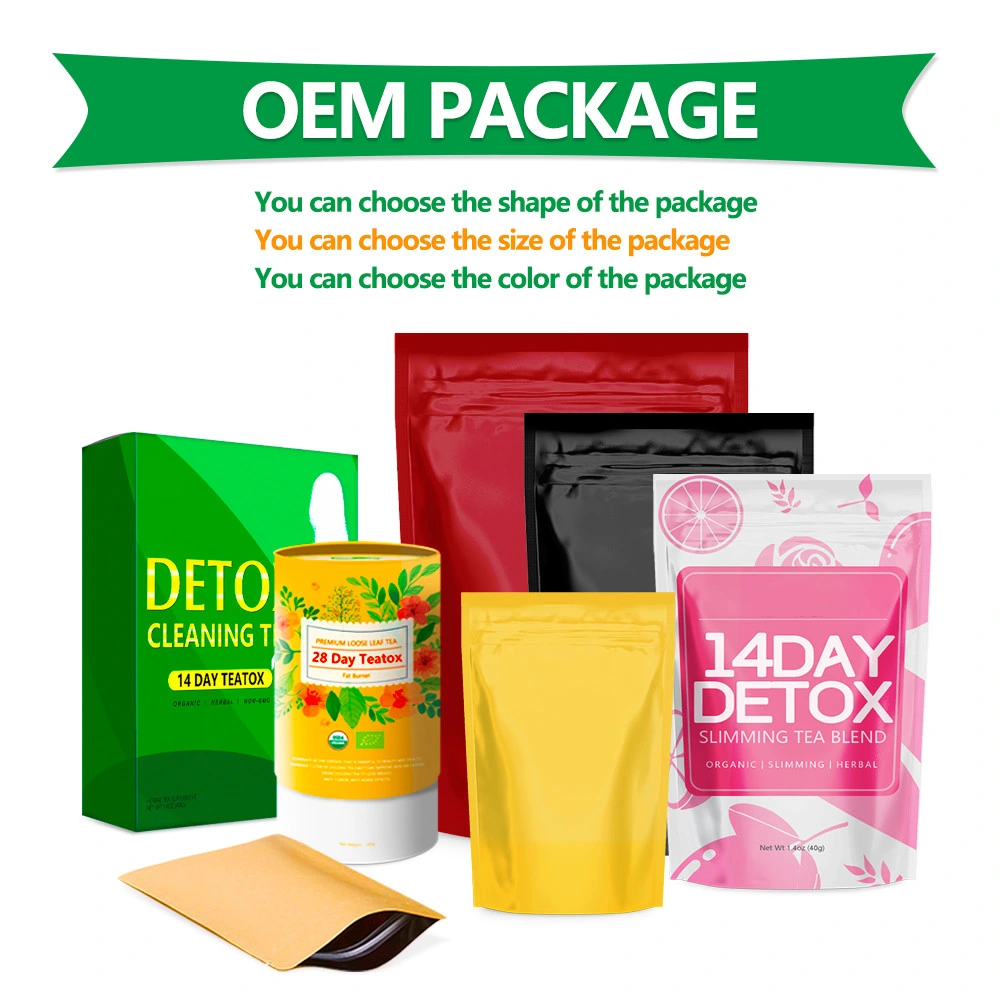 OEM Natural Herbal Slimming & Detox Tea, Tea Taste Blended as You Need