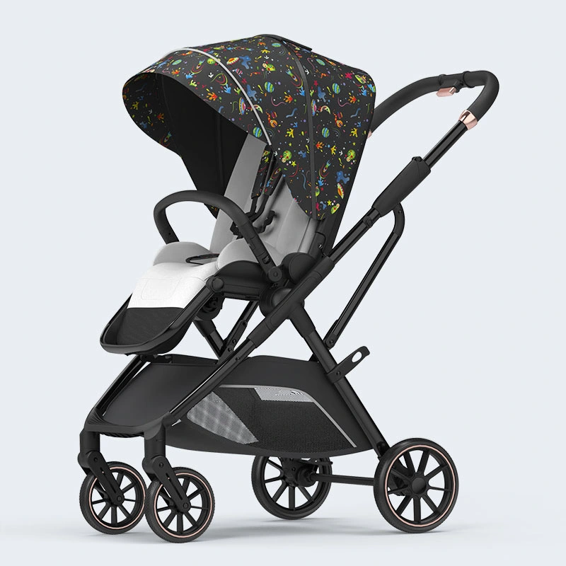 New Baby Stroller Can Sit and Lie Light Baby Stroller Walking Baby Stroller Folding High Landscape for Travel