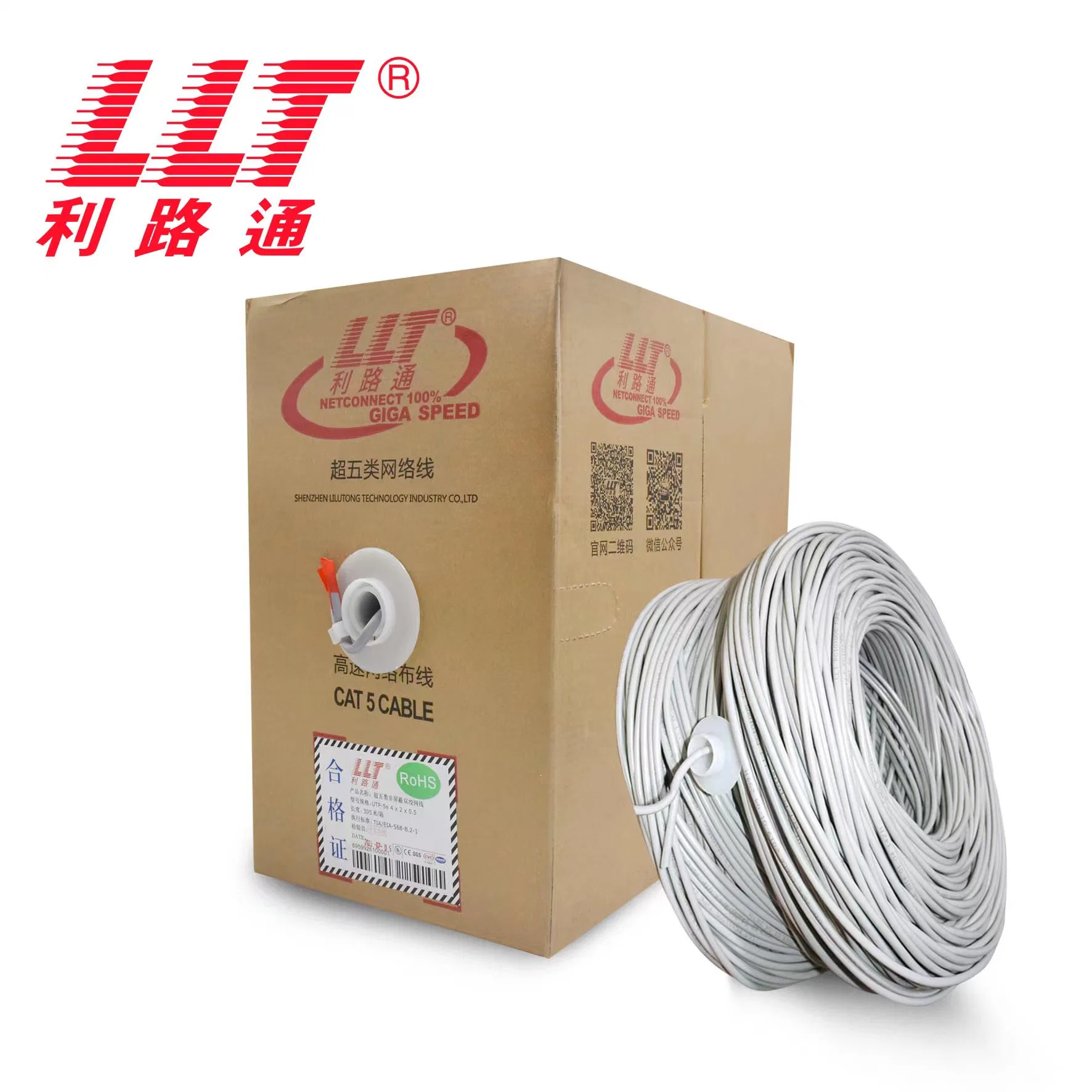 UTP CAT6 23AWG 4 Pair Copper 305mtr Data Cable Networking Cables Communication Cables LAN Cables