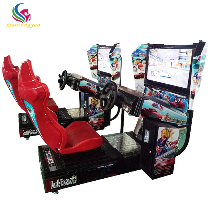 32 Inch Coin Operated Racing Moto Simulator Arcade Game Machine