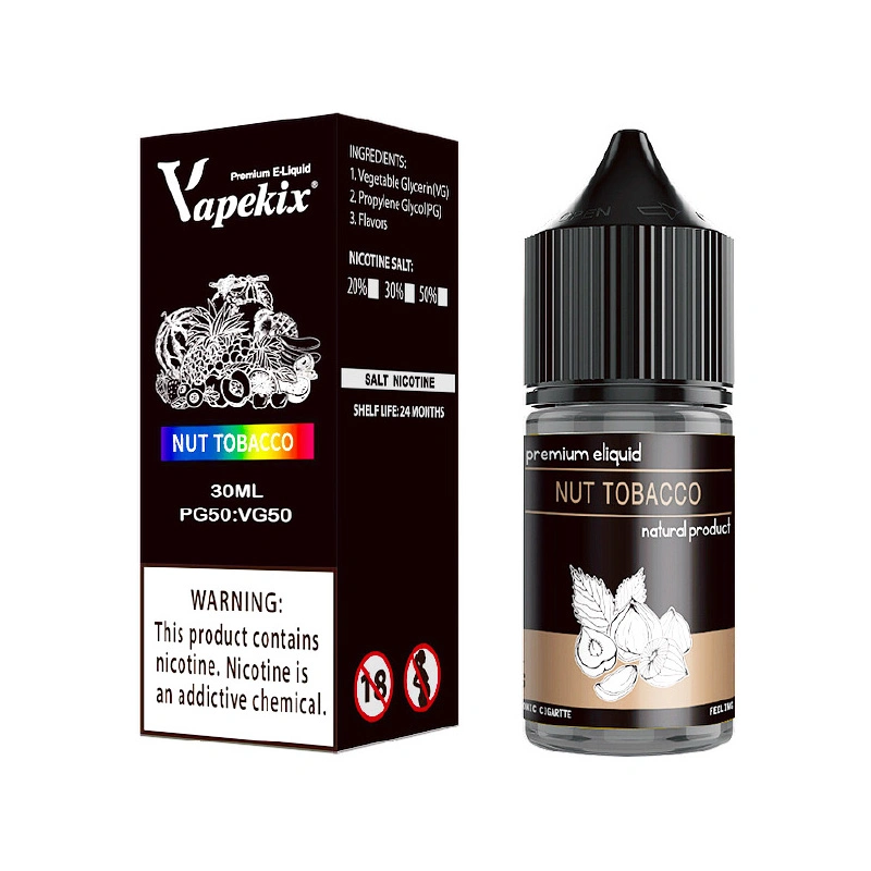 Vente en gros OEM 10ml 30ml 50ml 60ml 100ml sel de nicotine Vape Jus