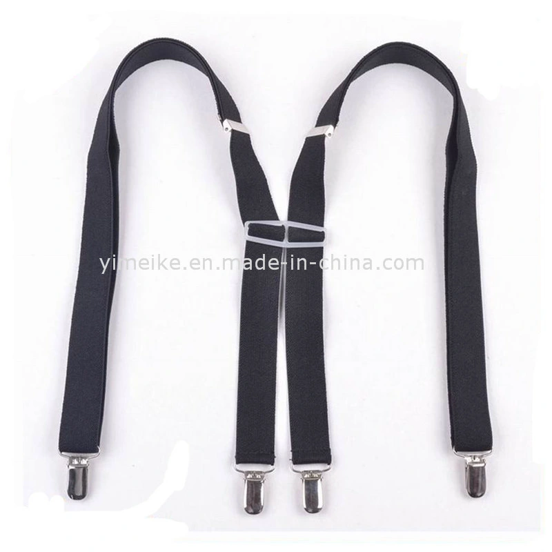 Unisex Fashion 4 Clips Elastic H Suspender Apparel Accessories