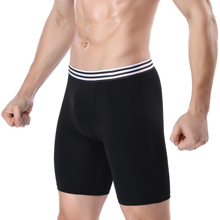 Men's Cool Zone Boxers Breathable Assorted Color Briefs Shorts High-Waist Trace Less High-Elastic Underwear