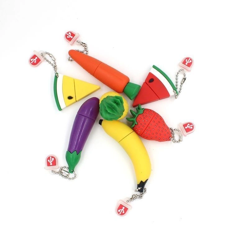 PVC Fruit Shape USB Flash Disk 4GB/8GB/16GB