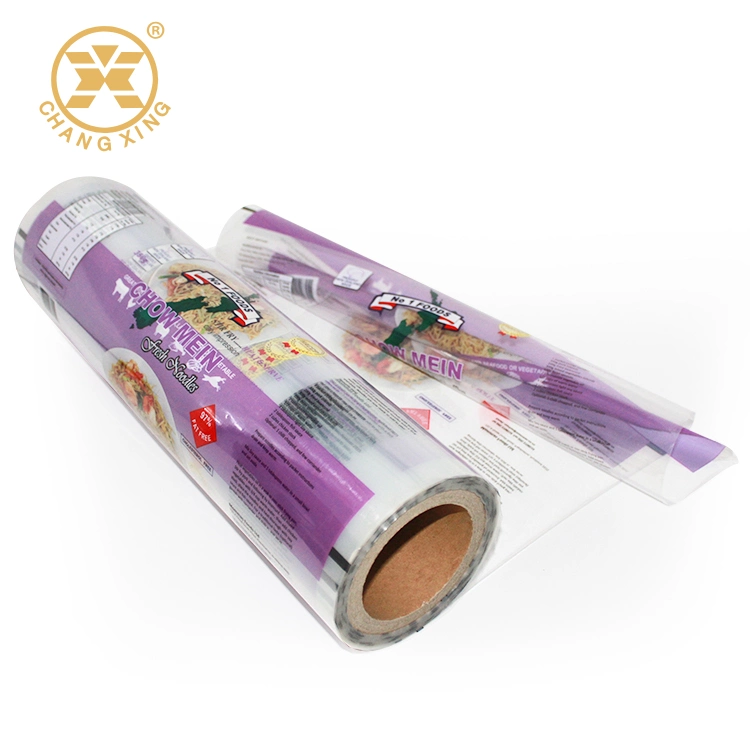 Plastic Package Film Roll for Food Confectionery Plastic Printing Package for Instant Noodles
