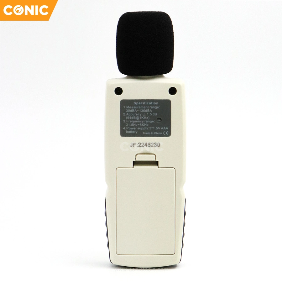 Sound Level Meter Noise Meter with Measuring Range 30~130dba