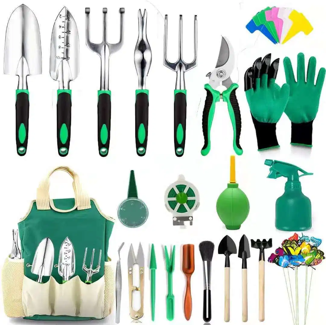 Non-Slip Rubber Grip Handle Heavy Duty Gardening Tools Set