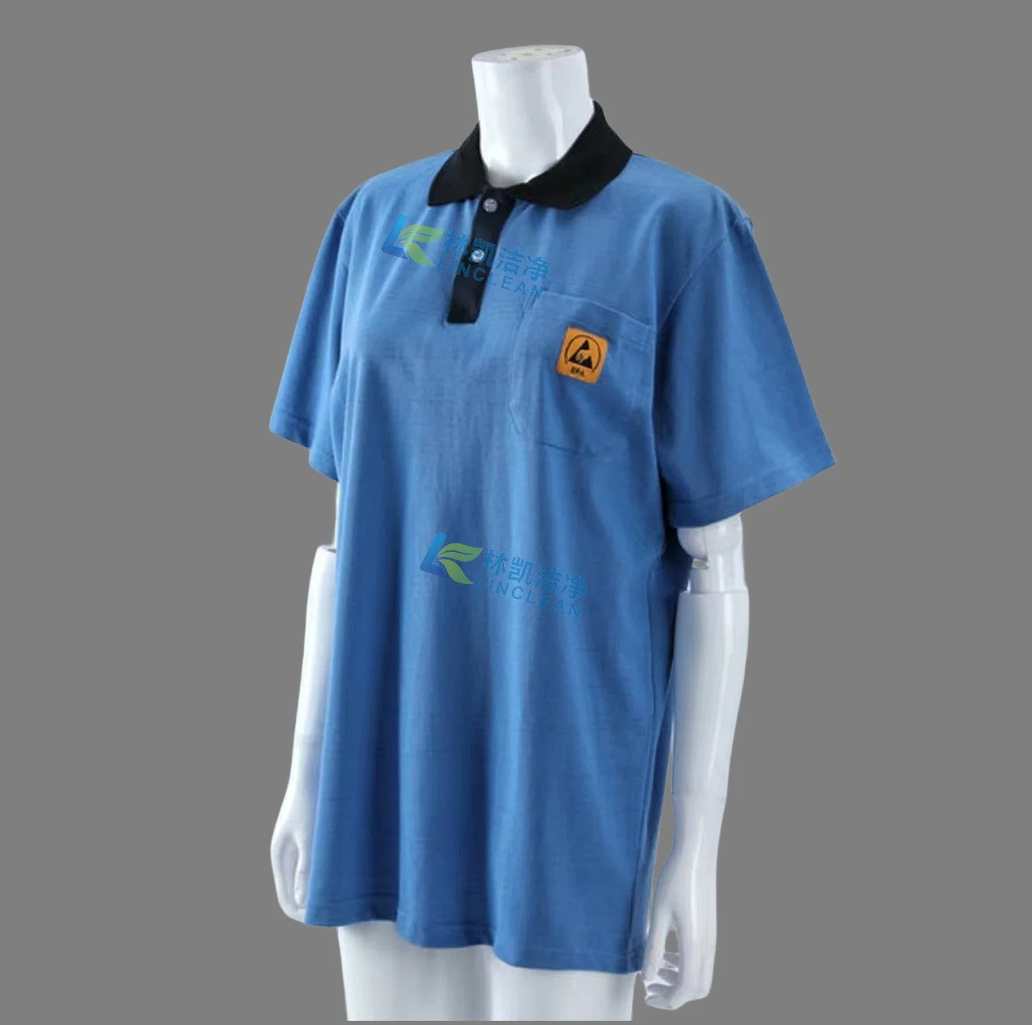 Workshop Cleanroom Shirt Anti-Static Underwear ESD Garment for Pharmaceutical Factory