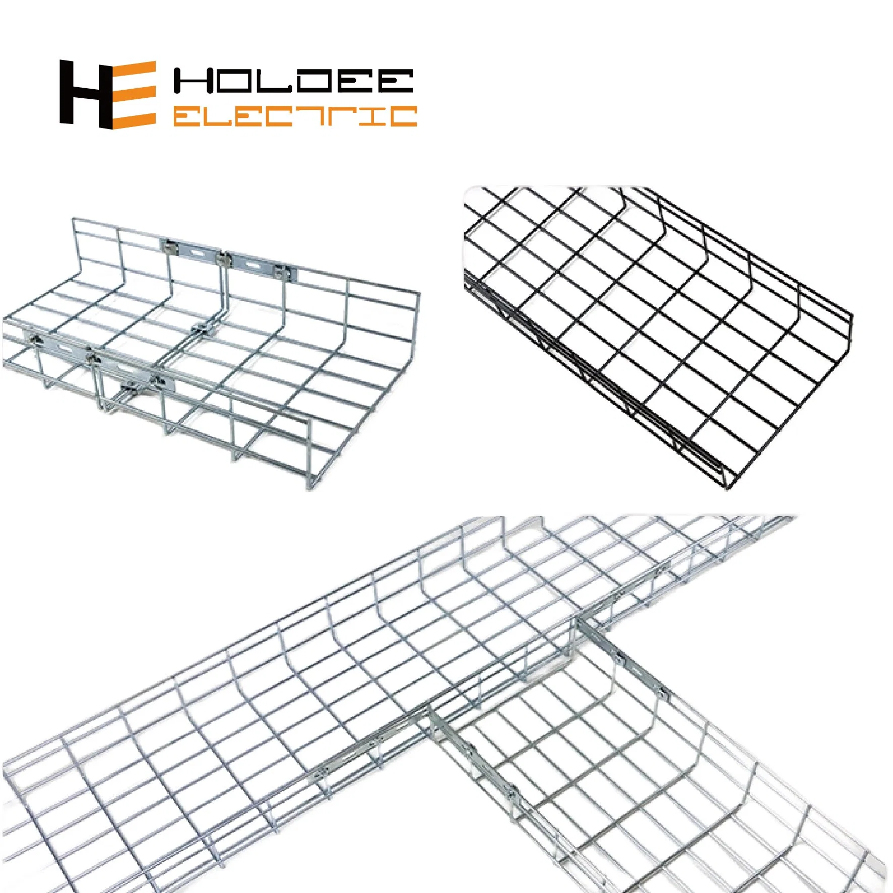 IEC61537 Standard 150mm Stainless Steel Metal Wire Mesh Grid Cable Trays