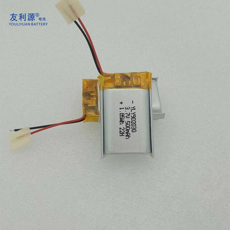 Original Factory Liion Lipo Battery CE RoHS Un38.3 MSDS 902030 3.7V 500mAh Rechargeable 1.85wh Polymer Battery for POS/Car Key