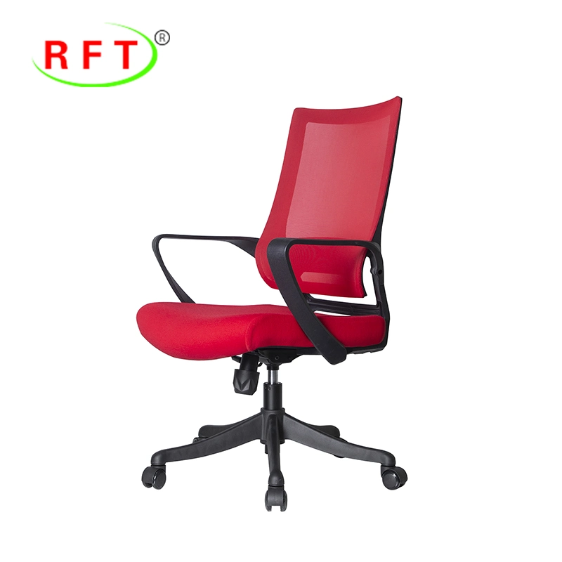 China Manufacturer Low Back Ergonomic Black Mesh Office Table Chair with Wheels