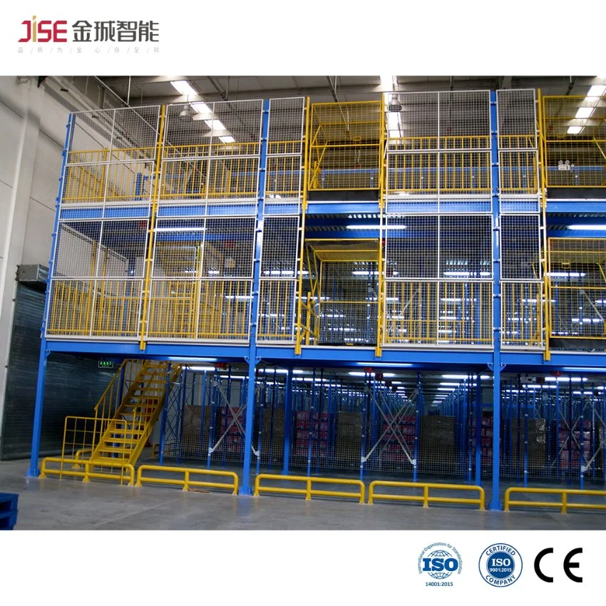 The Latest Warehouse Rack Multi Storage Rack Supported Mezzanince for Plastic Pallet.