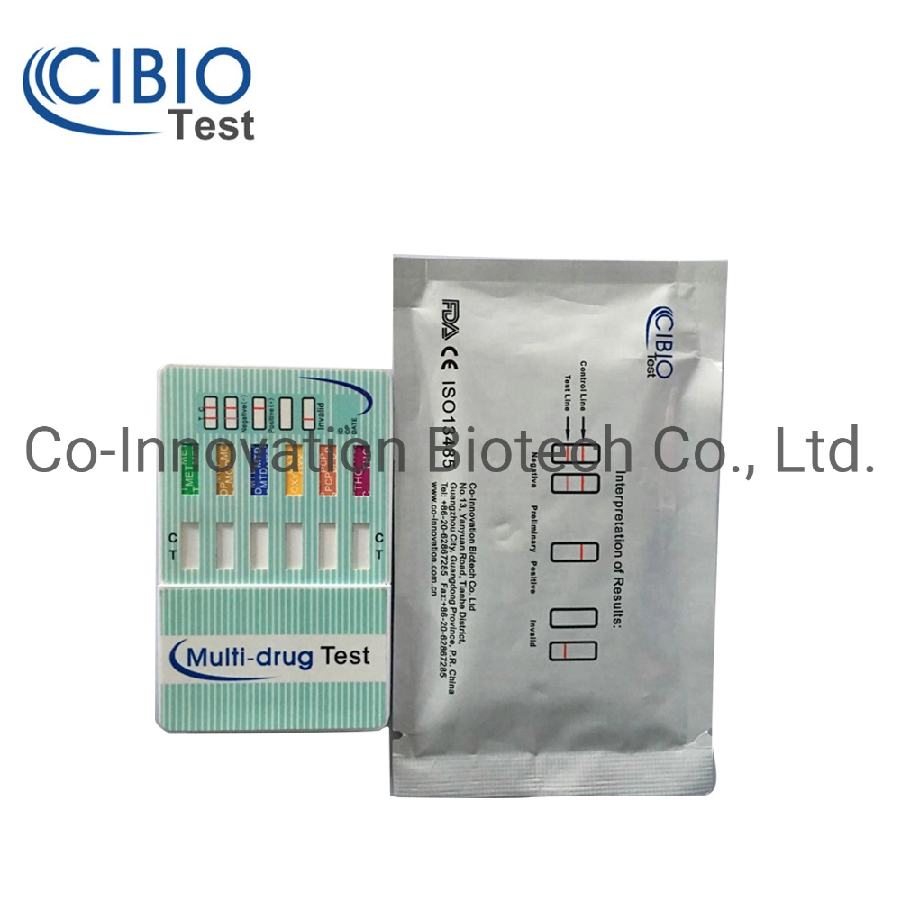 Instant Multi Drug Test Dip Card 25 حزمة من كل منها