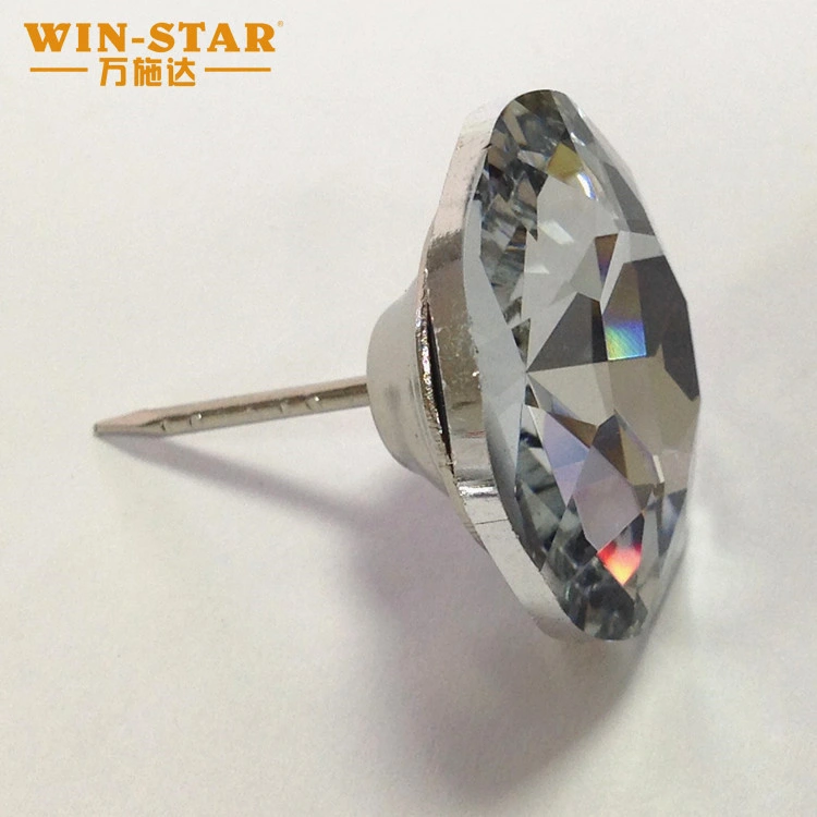 Winstar Sofa Dekoration Diamant-Knöpfe Möbel Polsterung Glas Schnalle