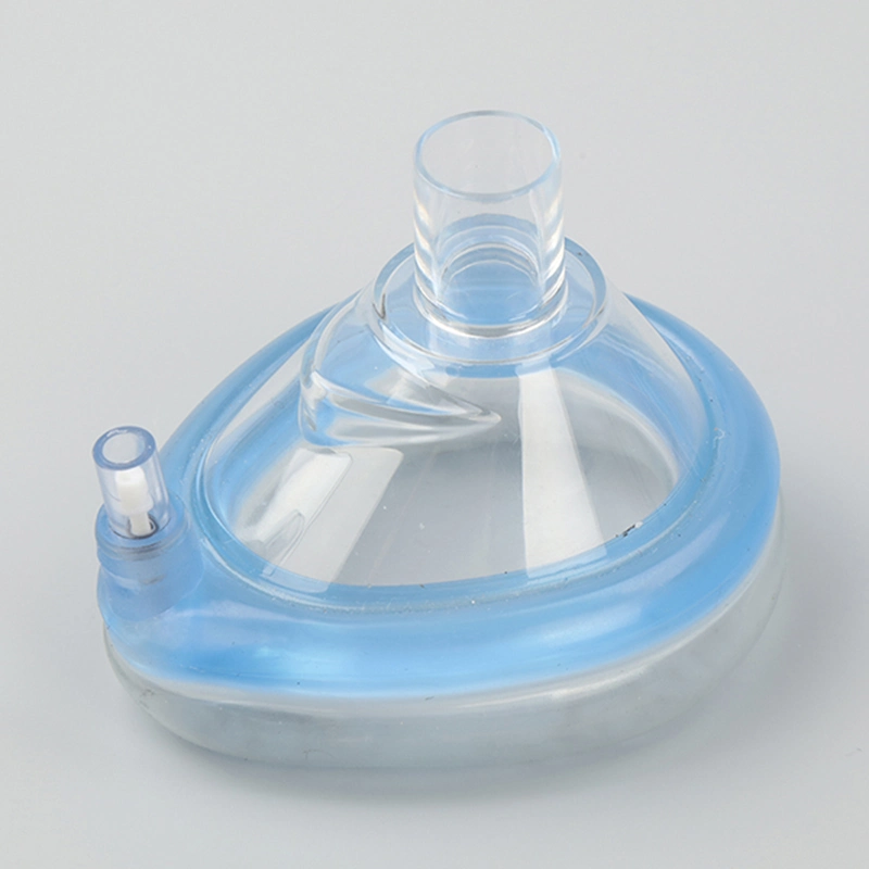 Disposable Medical Transparent Anesthesia Face Mask with Soft Air Cushion