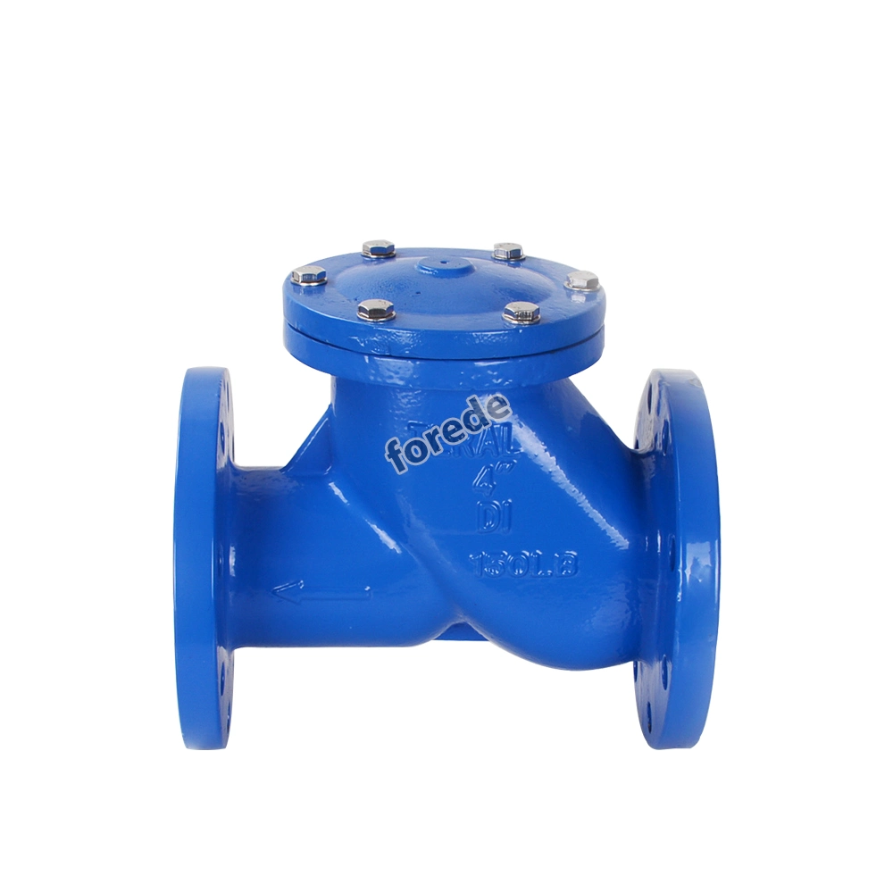 Ductile Iron Flange End Normal Temperature Ball Type Check Valve