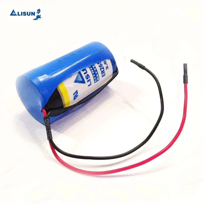 High-Voltage 3.6V Er14250 1/2AA 1200mAh Lisun Li-Socl2 Non Rechargeable Cylindrical Battery Power Supply for Electronic Meters