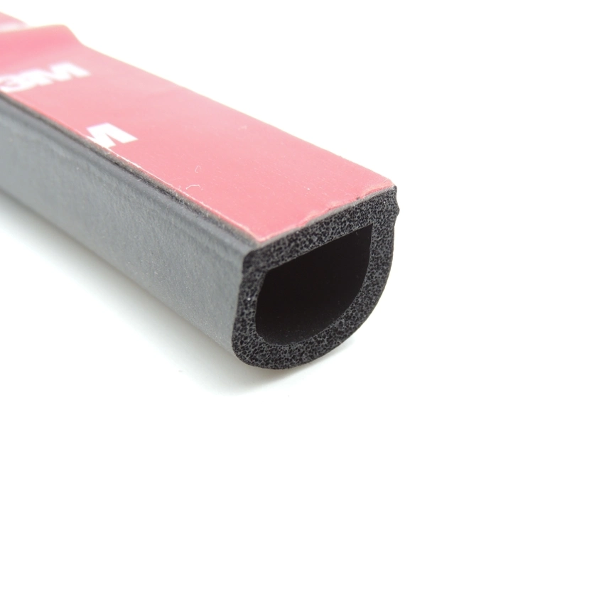 EPDM Foam/Sponge Rubber Gasket/Rubber Seal Strip with Adhesive Tape