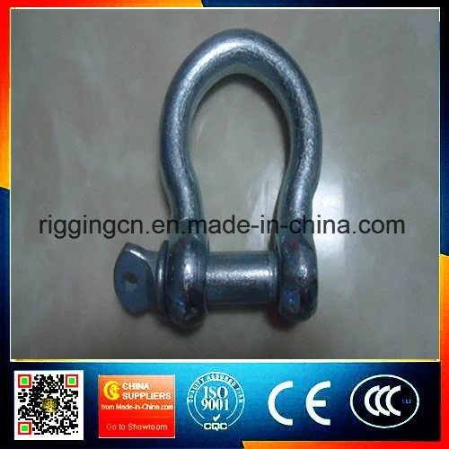 Galvanized EU Type Bow Screw Shackle