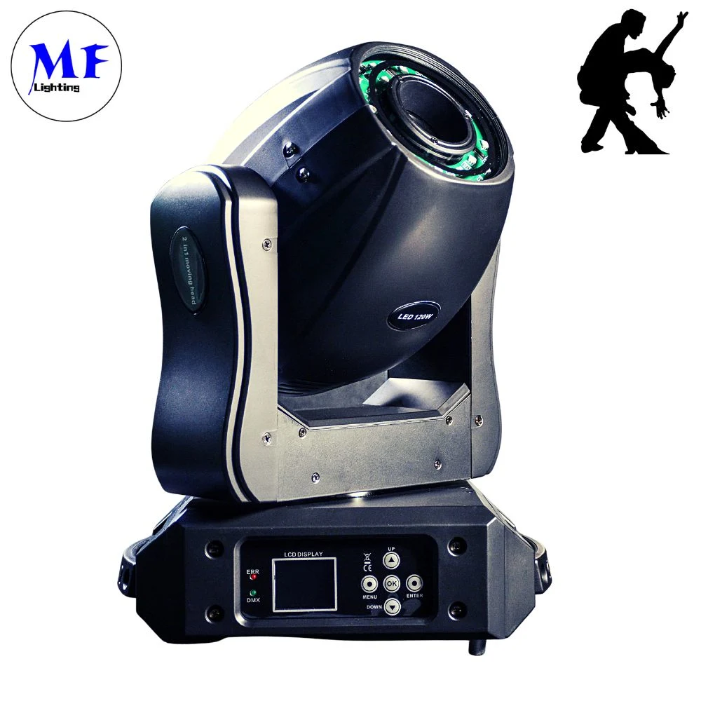 Spot stroboscopique RVB contrôlé DMX 1PCS 150W LED blanche + 24PCS RVB 3 en un éclairage de scène à faisceau de spot mobile EffectMoving Lumière Disco Zoom Moving Head Stage