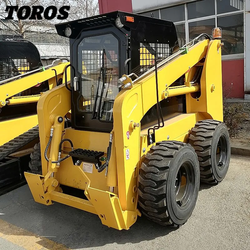 Radlader Grader Mini Dumper Skidsteer Mini 500 700 850kg 1 Ton 1,5 Ton Mini Loader Skid Steer Loader Skid Steer Loader für Verkauf Baumaschinen