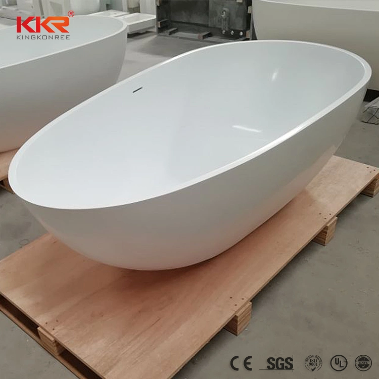 Artificial Stone Resin Free Standing Modern Design Bath